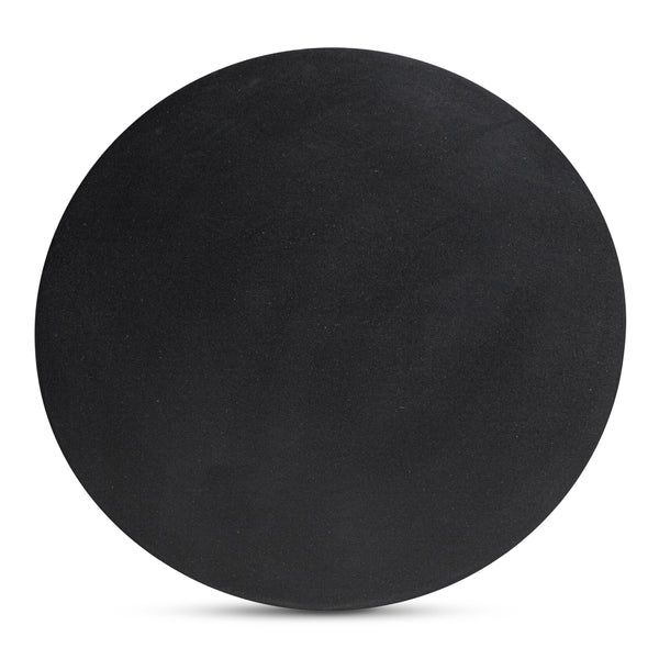 Hourglass Outdoor Stool in Black Concrete