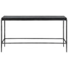 Crescendo Black Concrete Console Table