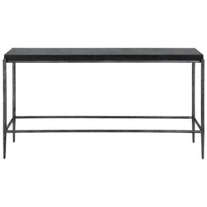 Crescendo Black Concrete Console Table