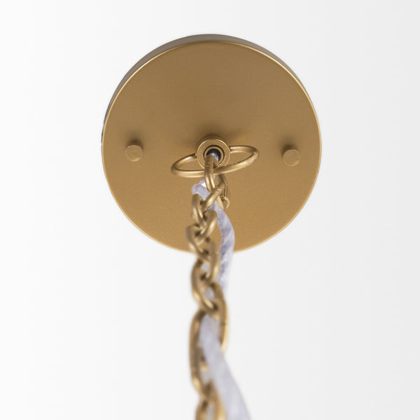 Tosha 1-Light Cotton Rope Bell Pendant