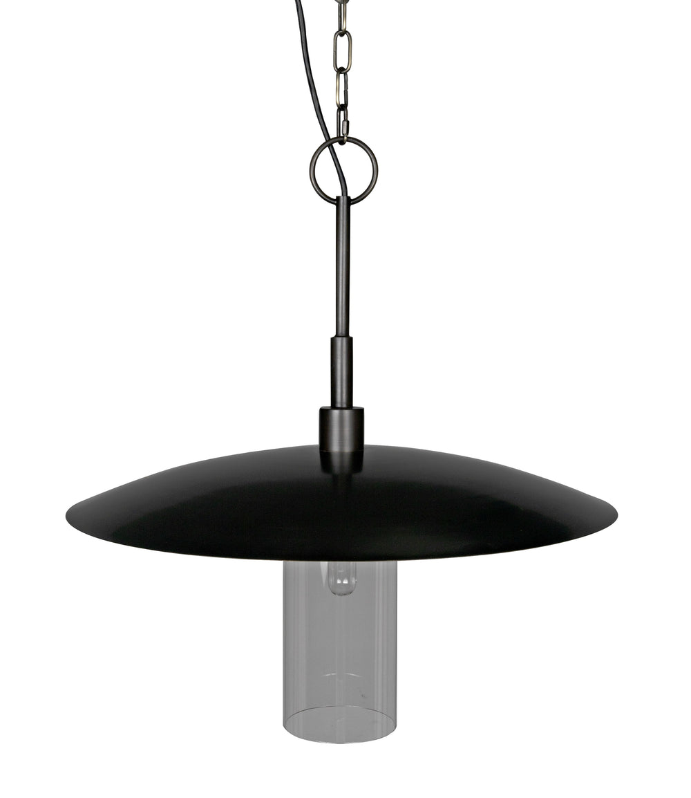 Anton Pendant, Metal with Aged Brass Finish
