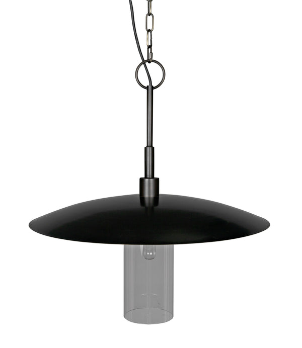 Anton Pendant, Metal with Aged Brass Finish