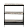 Felix Nightstand with Brown Stone