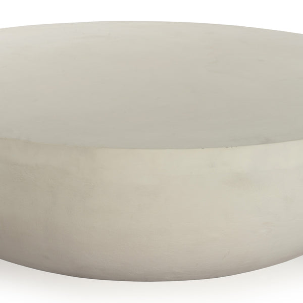 Basil Outdoor Coffee Table 48" In Matte White