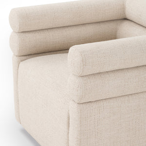 Evie Swivel Chair In Hampton Cream