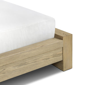 Torrington Queen Bed - Sandy Oak Resawn