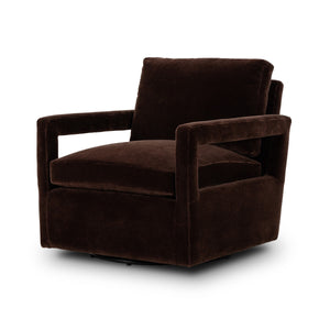 Olson Swivel Chair - Monte Chocolate