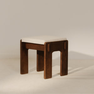 Ashby Counter Stool Brown with Craftsman Detailing