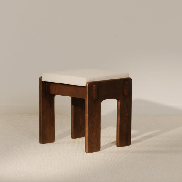 Ashby Counter Stool Brown with Craftsman Detailing