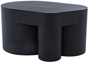 Bain Coffee Table, Black Steel