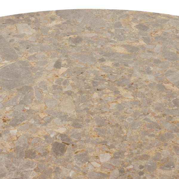 Brisa Round Dining Table 55" In Dune Onyx