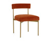 SENECA DINING CHAIR - ANTIQUE BRASS - DANNY RUST