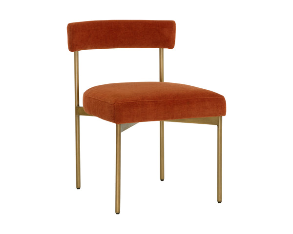 SENECA DINING CHAIR - ANTIQUE BRASS - DANNY RUST