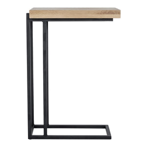 Moe's Mila C-Shaped Side Table in Natural Oak