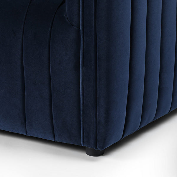 Augustine Sofa-96"-Sapphire Navy