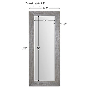 Amadeus Large Silver Mirror