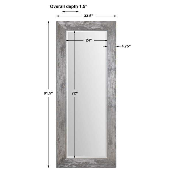 Amadeus Large Silver Mirror