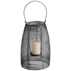 Small Gauze Candleholder in Graphite