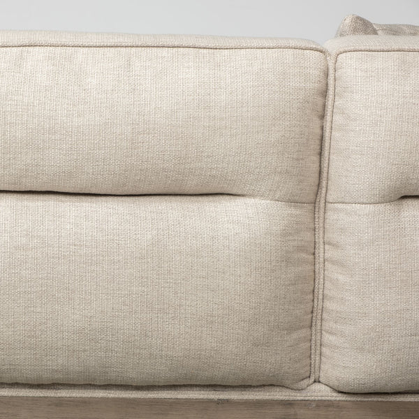 Denali III Beige Upholstered Wooden Frame Sectional
