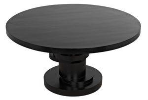 Hugo Dining Table, Hand Rubbed Black