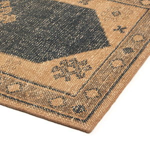 Samsa Hand Knotted Rug - Samsa Navy