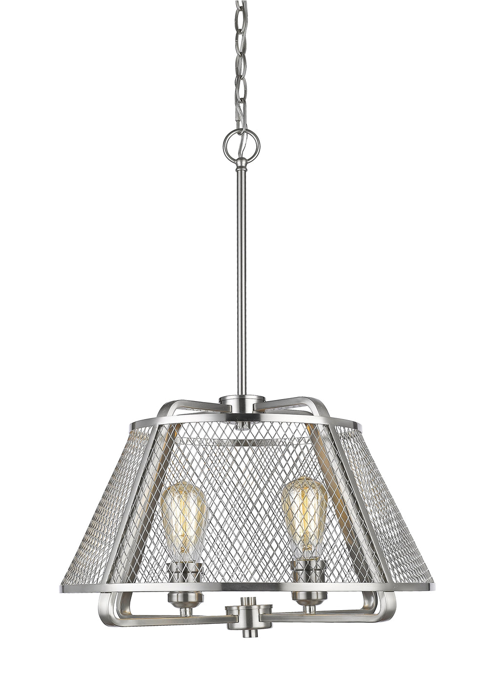 Iuka 4 Light Pendant in Brushed Nickel Finish