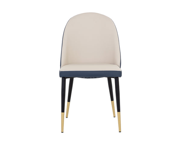 KLINE DINING CHAIR - DILLON CREAM / DILLON THUNDER