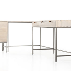 Trey Desk System - Dove Poplar