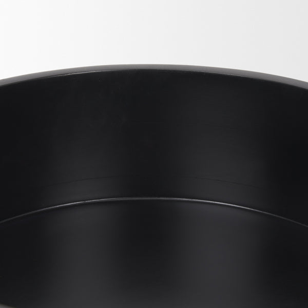 Kadara Black Solid Wood Decorative Bowl