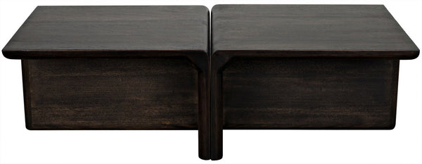 Hagen Coffee Table, Ebony Walnut
