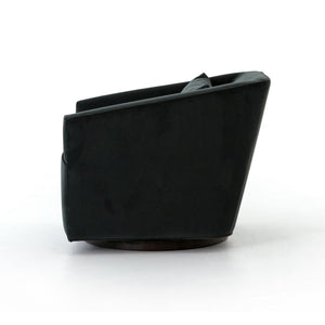 York Swivel Chair-Modern Velvet Smoke