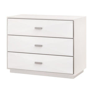 Wynn Shagreen 3-Drawer Nightstand