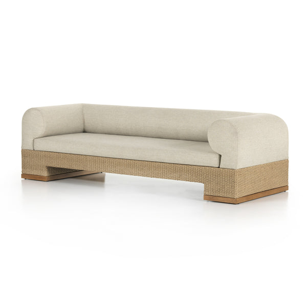 Joss Outdoor Sofa In 106" In Natural Teak