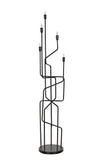 Moriarty Floor Lamp, Black Metal