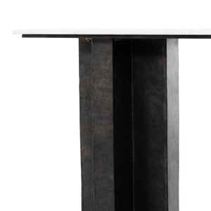 Terrell Console Table In Raw Black