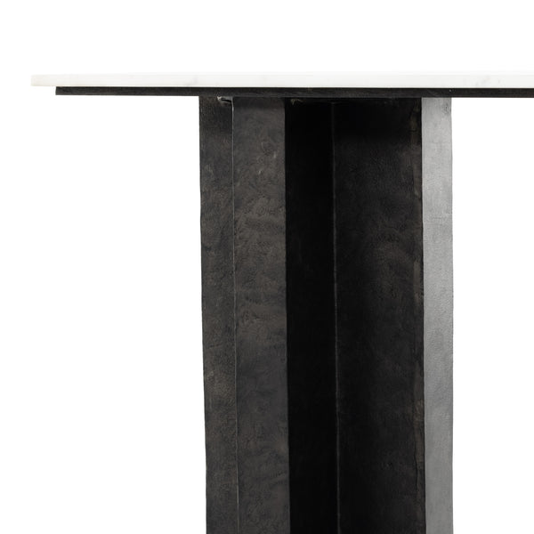 Terrell Console Table In Raw Black