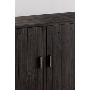 Moe's Sierra Black Sideboard with Stainless Base