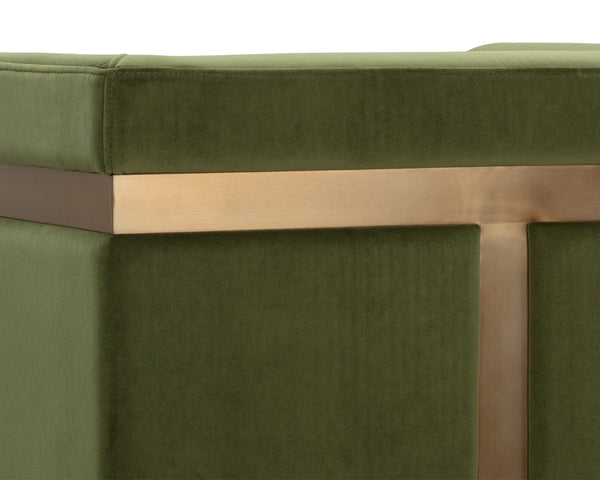 YVETTE ARMCHAIR - GOLD - MEG OLIVE