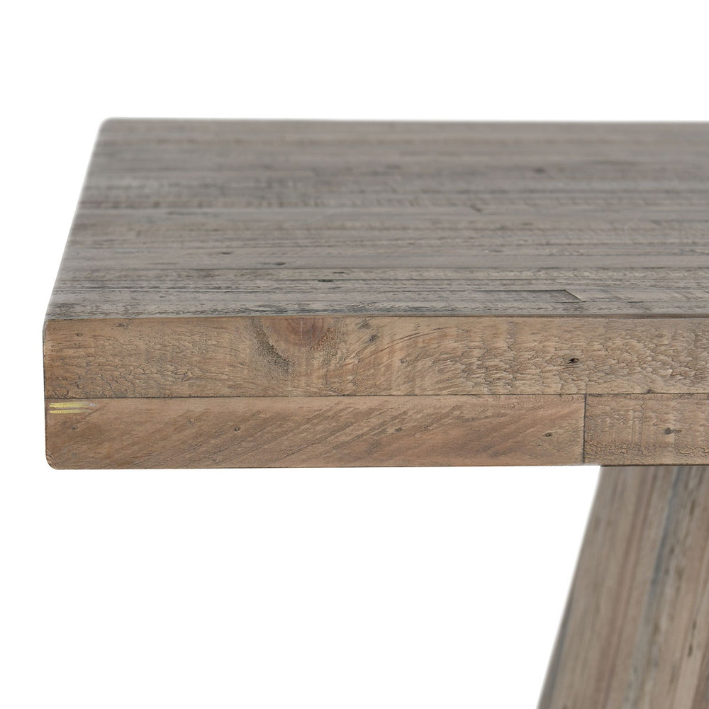 Montana Solid Wood Dining Table with Pedestal Base