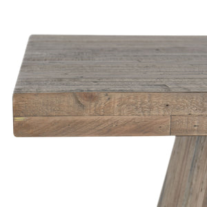 Montana Solid Wood Dining Table with Pedestal Base