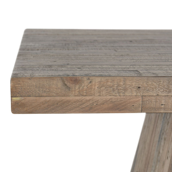 Montana Solid Wood Dining Table with Pedestal Base