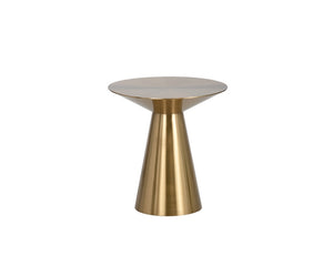 Carmel Side Table - Yellow Gold