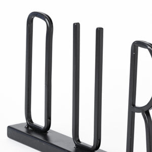 Our Nest 24L x 1W Black Metal Sign