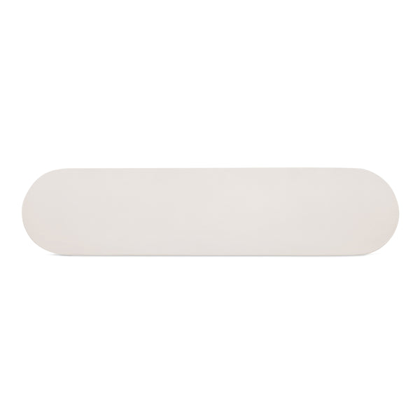 Moe's Rocca Bench in Cream Finish