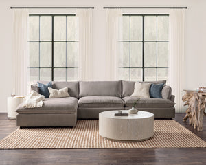 Caplan 4-Piece Modular Sectional in Elite-Charcoal