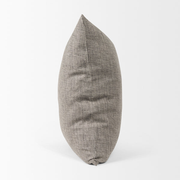 Jacklyn Grey Linen Square Decorative Pillow Cover