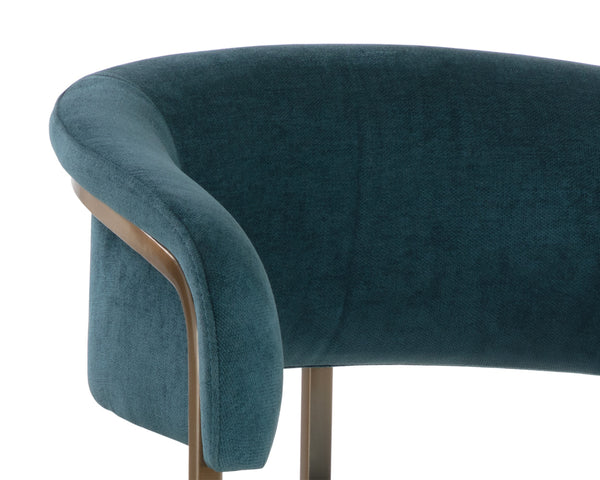 MARRIS COUNTER STOOL - GOLD - DANNY TEAL
