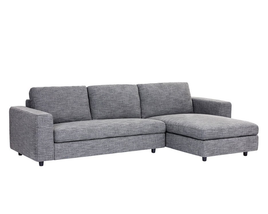 ETHAN SOFA CHAISE - QUARRY FABRIC