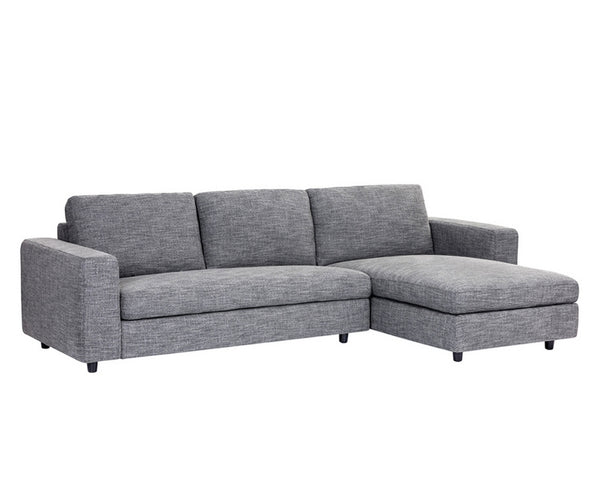 ETHAN SOFA CHAISE - QUARRY FABRIC