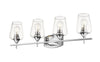 Joliet 4 Light Vanity in Chrome Finish
